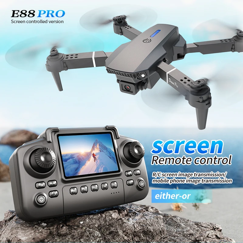 Drone Z - Professional E88 PRO Drone with screen