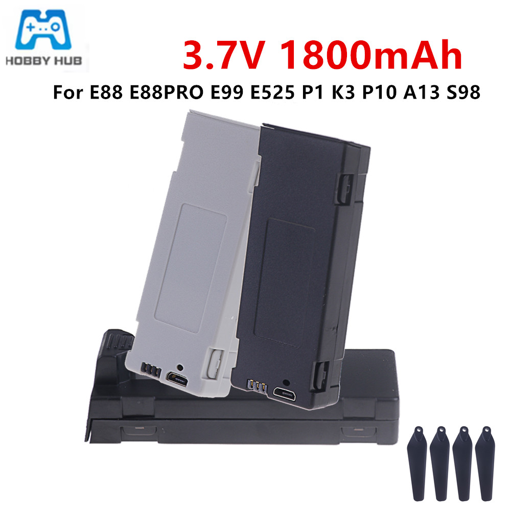 Lipo Battery Charger - For E88 Battery Rechargeable Battery 3.7V