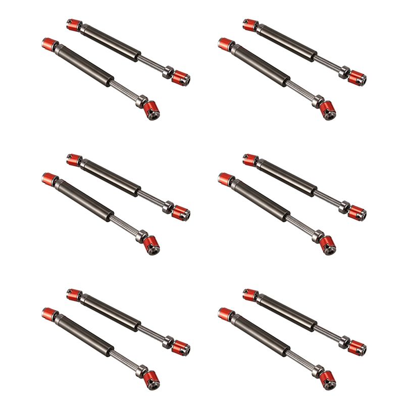 Rc Rock Crawler - A63T-12PCS Metal CVD Drive Shaft 110-140Mm