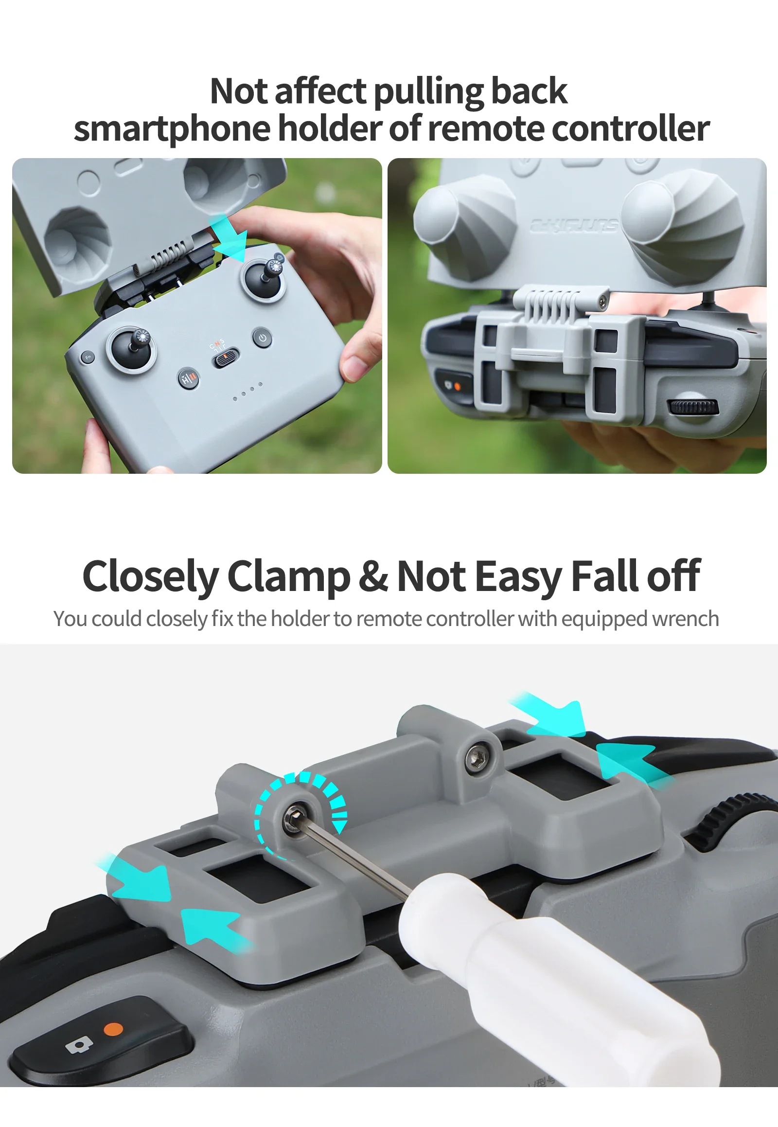 2 in 1 Controller Protector Su - Drone Dji Rc 3 recension och pris
