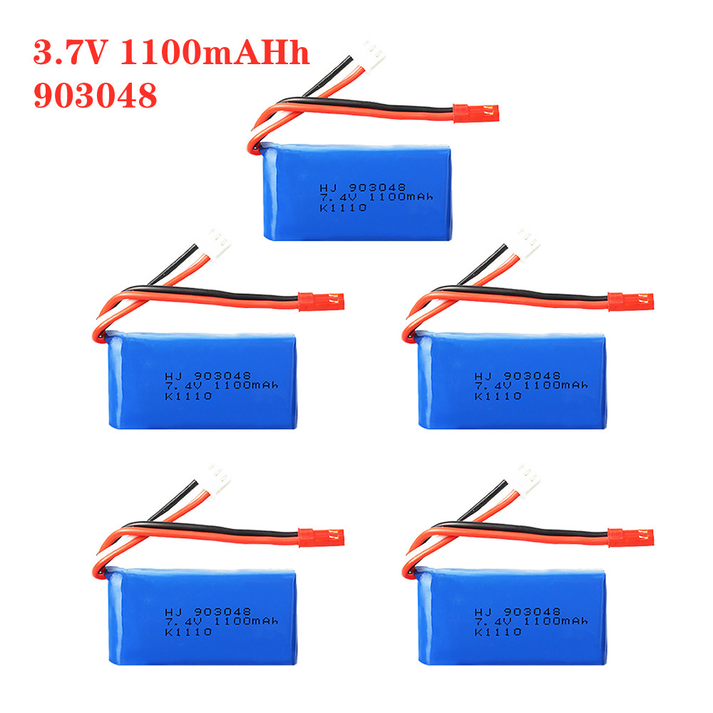 1-5pcs 7.4V 1100mah 903048 LiP - Lipo Battery Charger recension och pris
