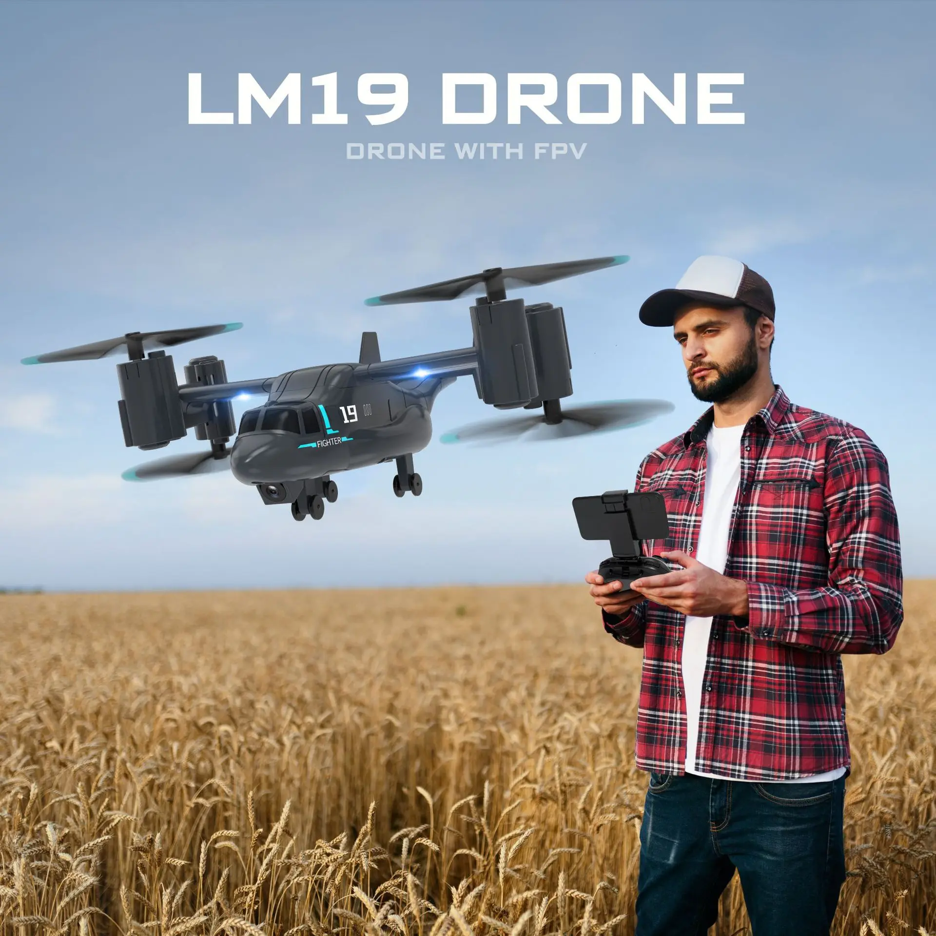 LM19 Remote Control Helicopter - Drone Rc Land recension och pris