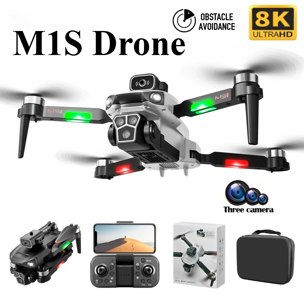 M1S Drone 8K Professional Trip - Drone Top Rc recension och pris
