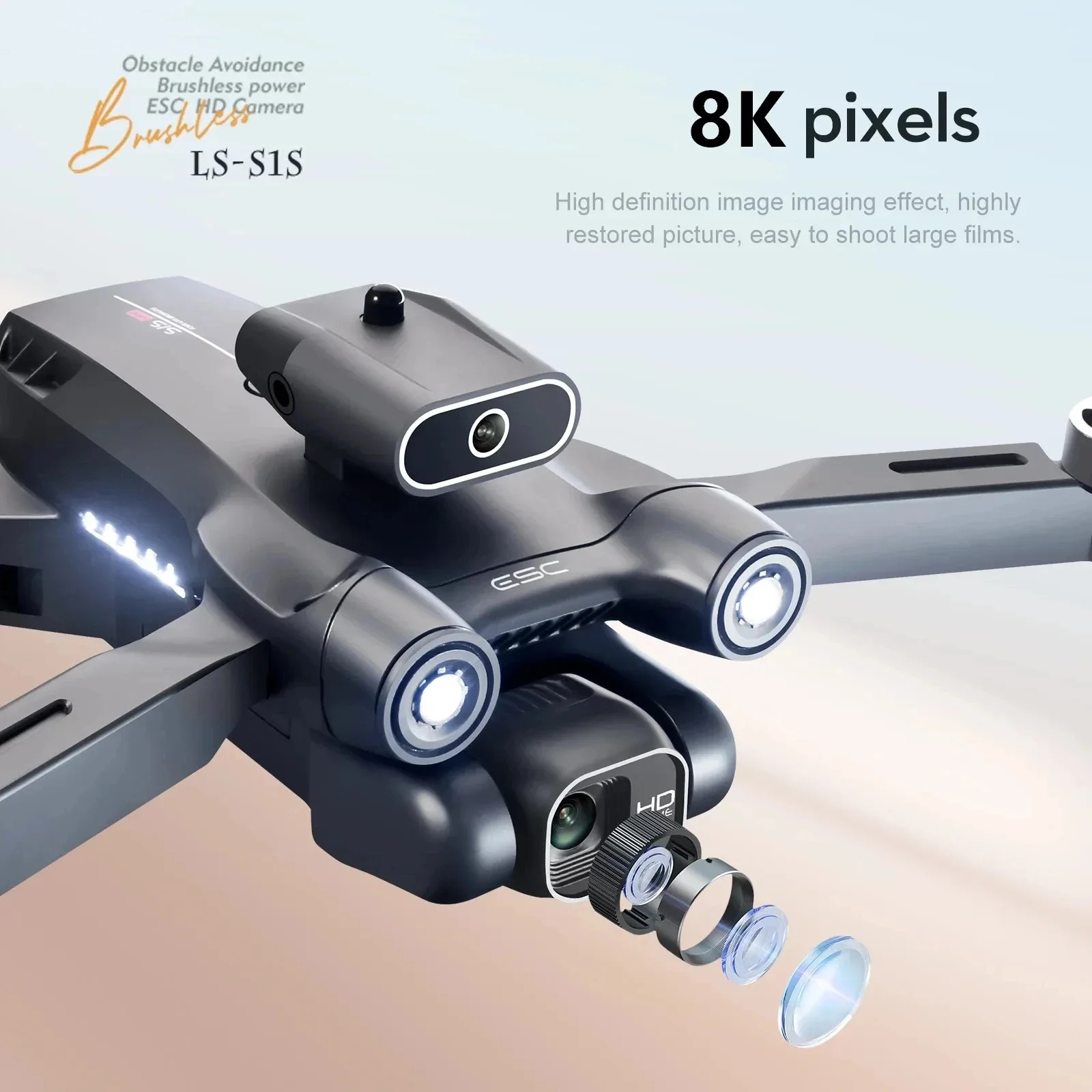 New S1S 5G GPS Drone Camera 8K - Drone Z recension och pris