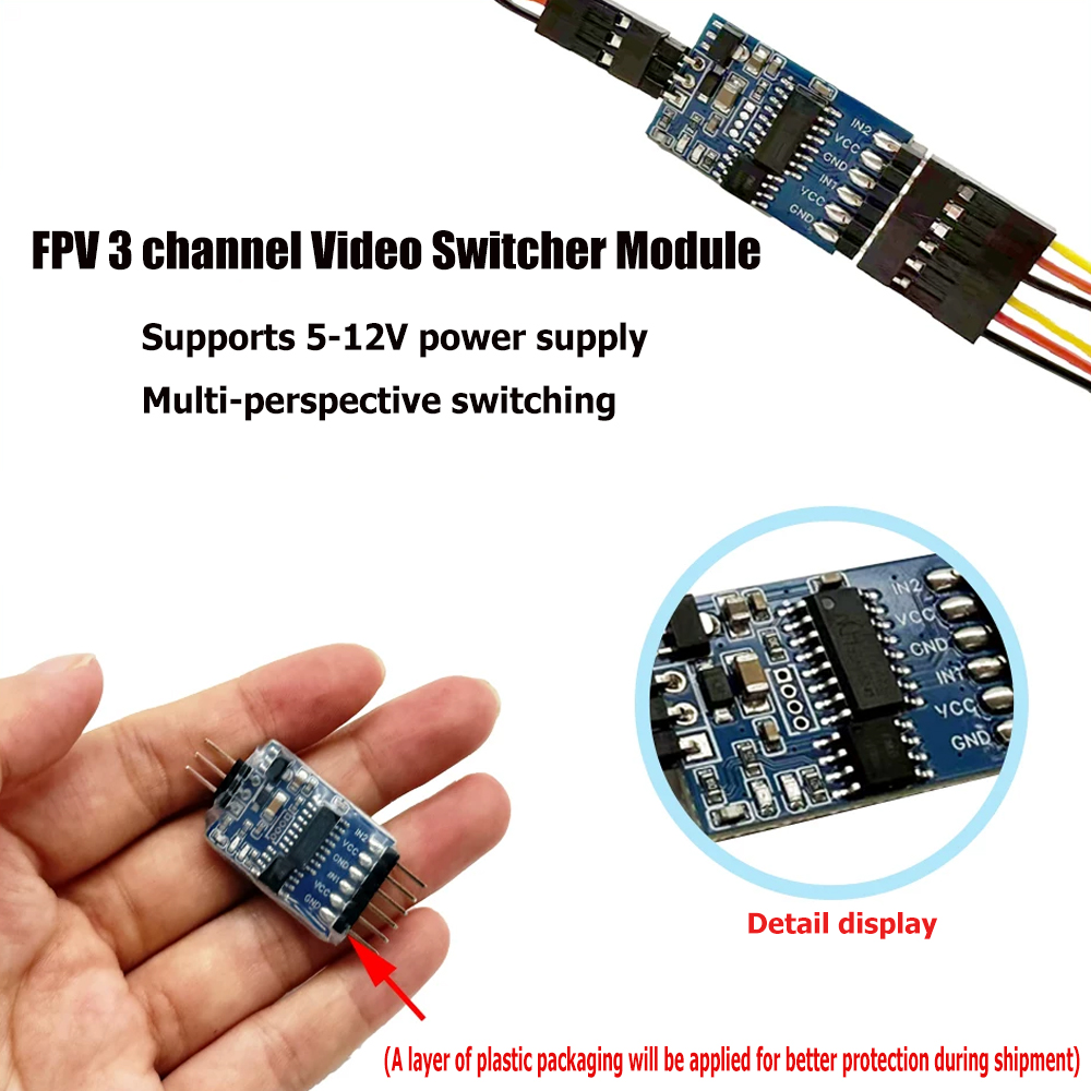 5.8G 3 Channel Video Switcher  - Drone Rc recension och pris