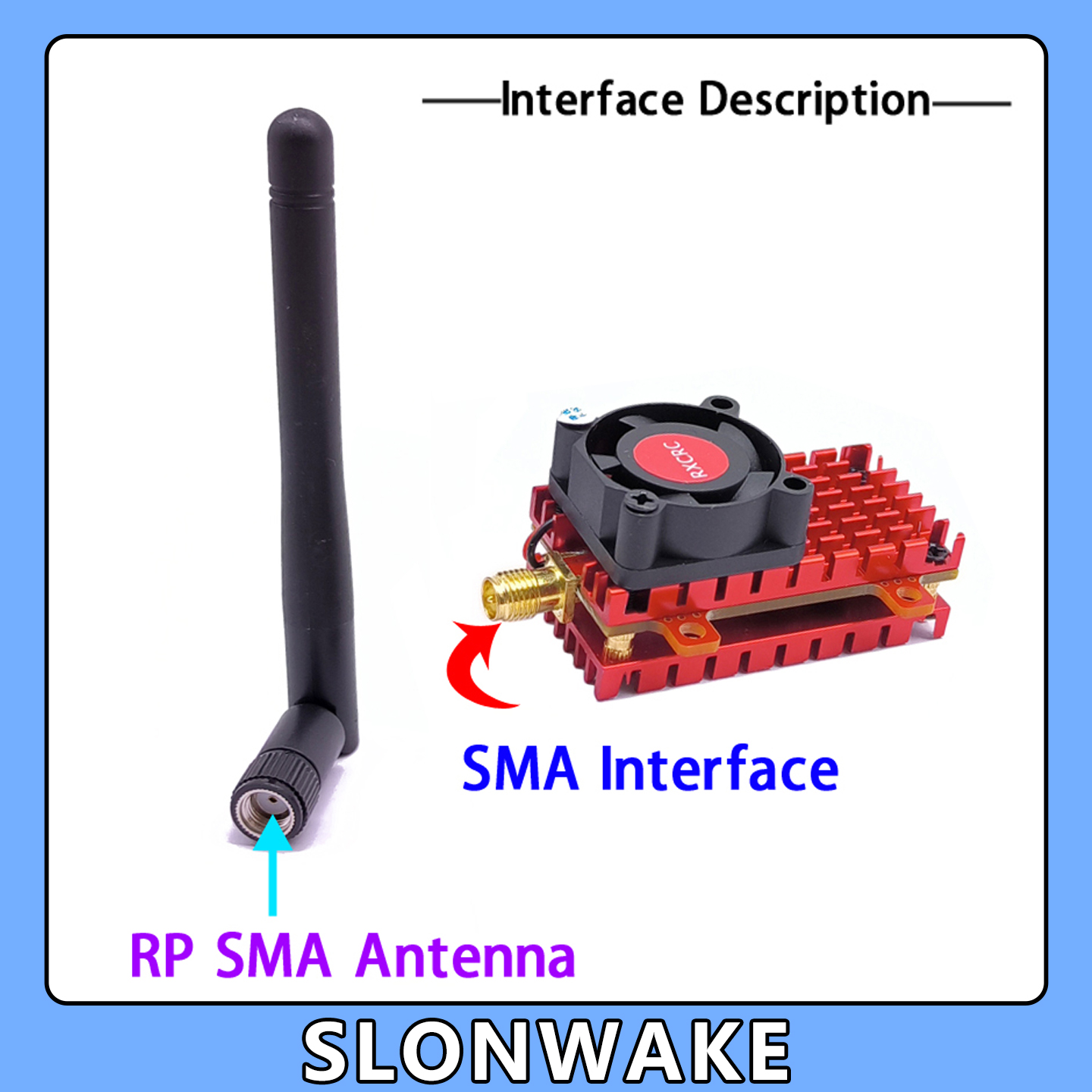 SLONWAKE 5.8G 2W VTX FPV 1800T - Drone Z recension och pris