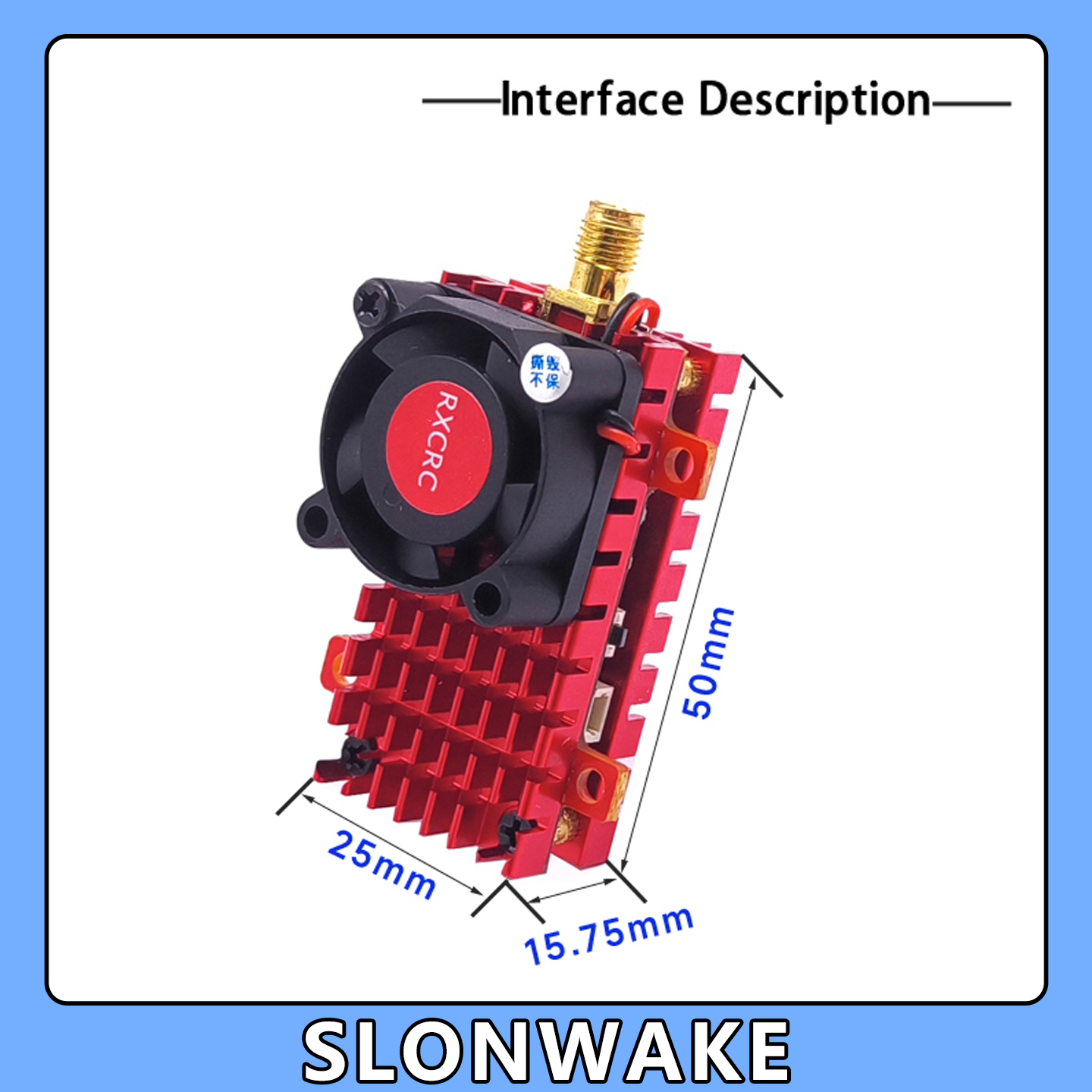SLONWAKE 5.8G 2W VTX FPV 1800T - Drone Z recension och pris
