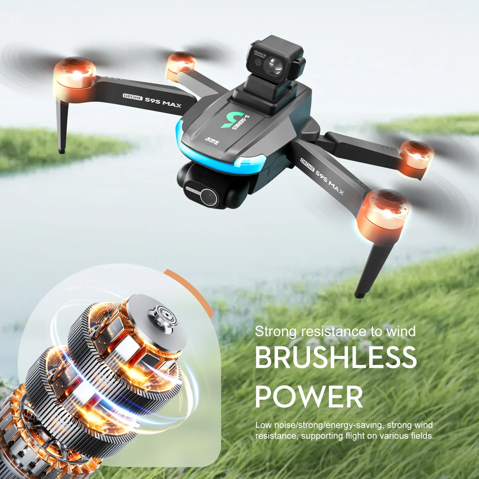 NEW S9S MAX MINI Drone 4K 2-Ax - Drone Z recension och pris