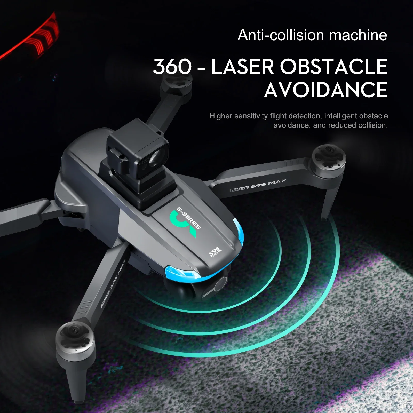 NEW S9S MAX MINI Drone 4K 2-Ax - Drone Z recension och pris