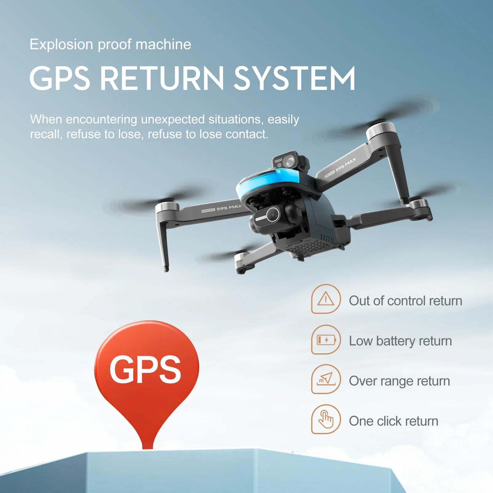 NEW S9S MAX MINI Drone 4K 2-Ax - Drone Z recension och pris