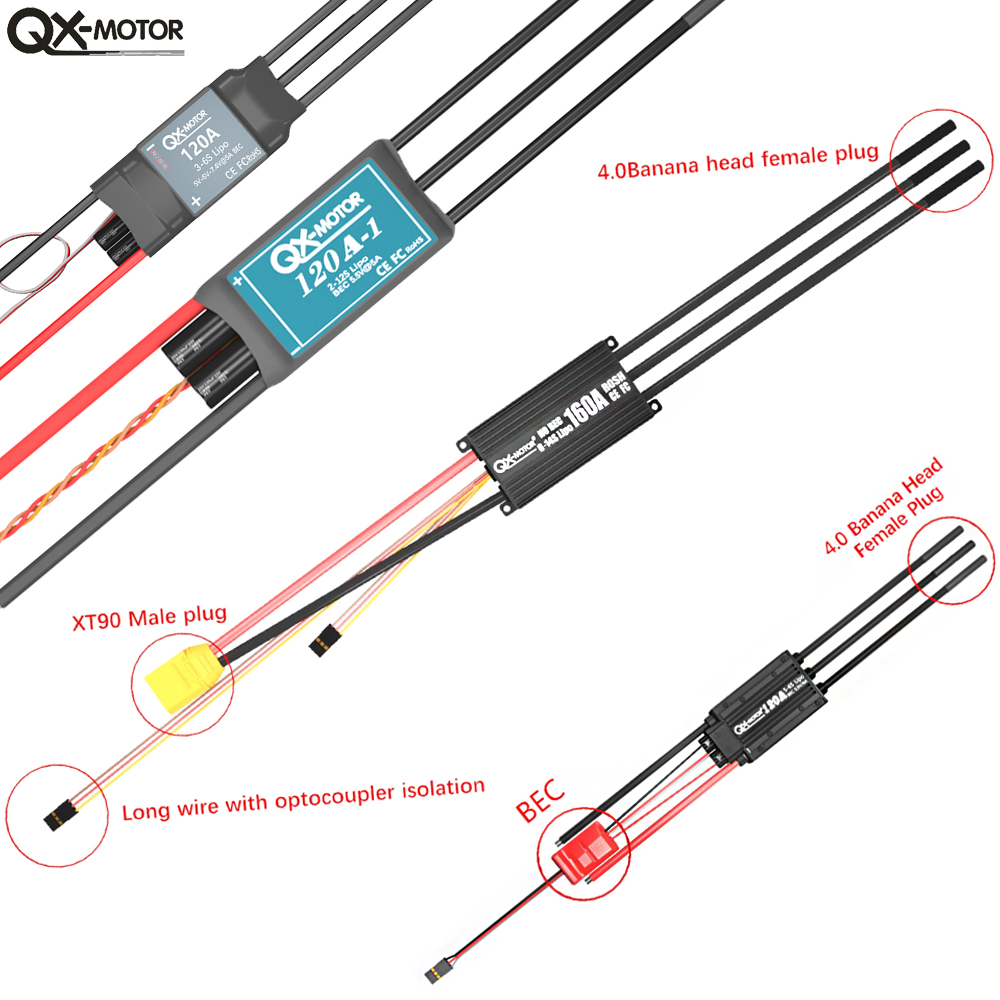 QX-MOTOR Brushless ESC series  - Drone Rc Boat recension och pris