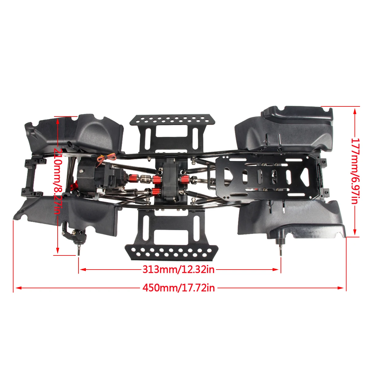 1/10 RC Crawler Chassis Kit wi - Rc Rock Crawler recension och pris