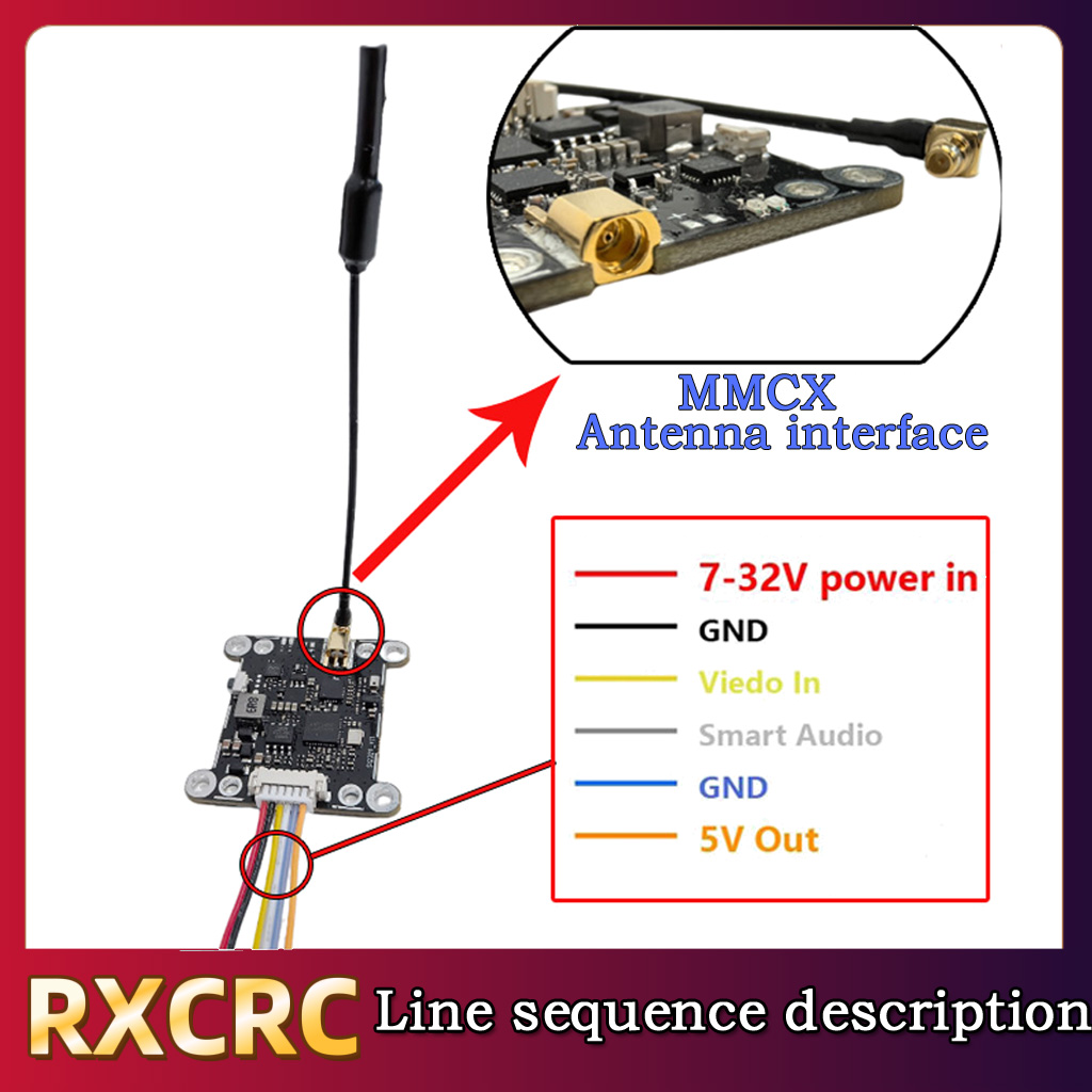 RXCRC 5.8G Module 48CH 1.6W VT - Drone Rc With Camera recension och pris