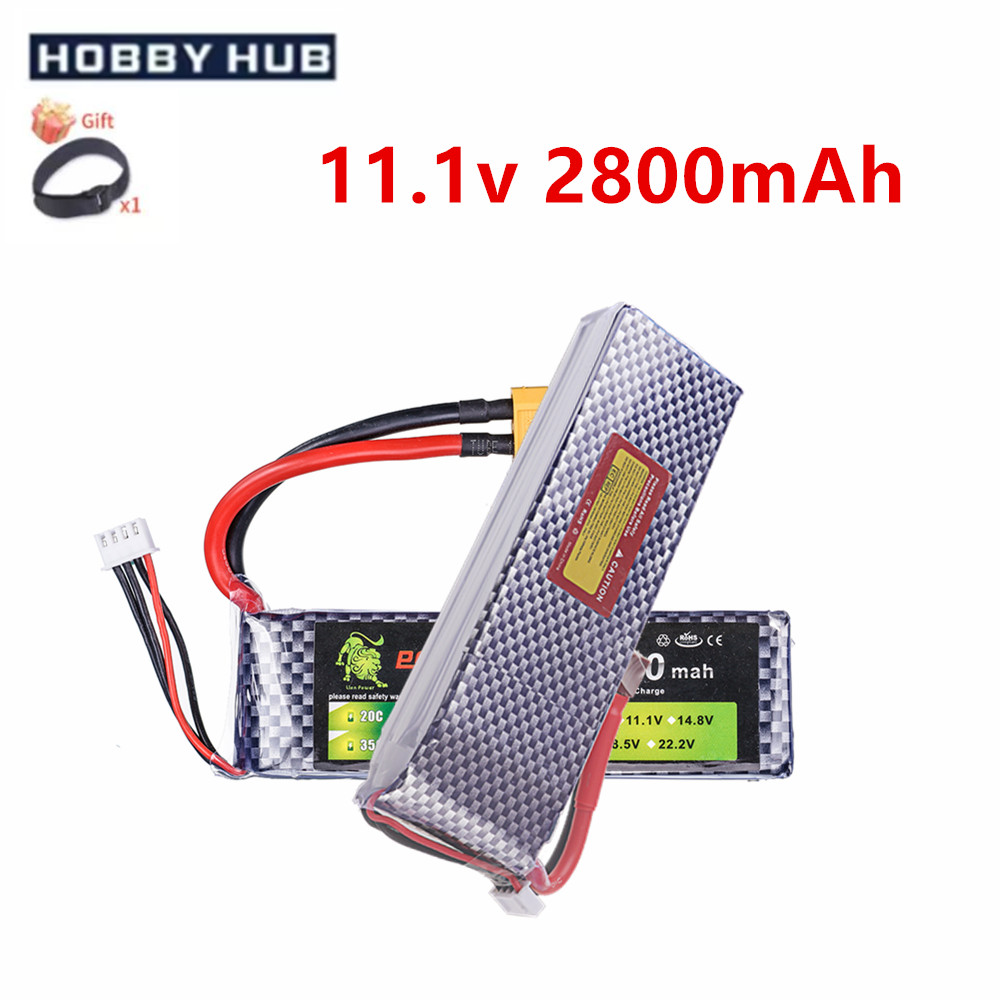 3S Lipo Battery 11.1V 2800mAh  - Drone Rc Truck recension och pris