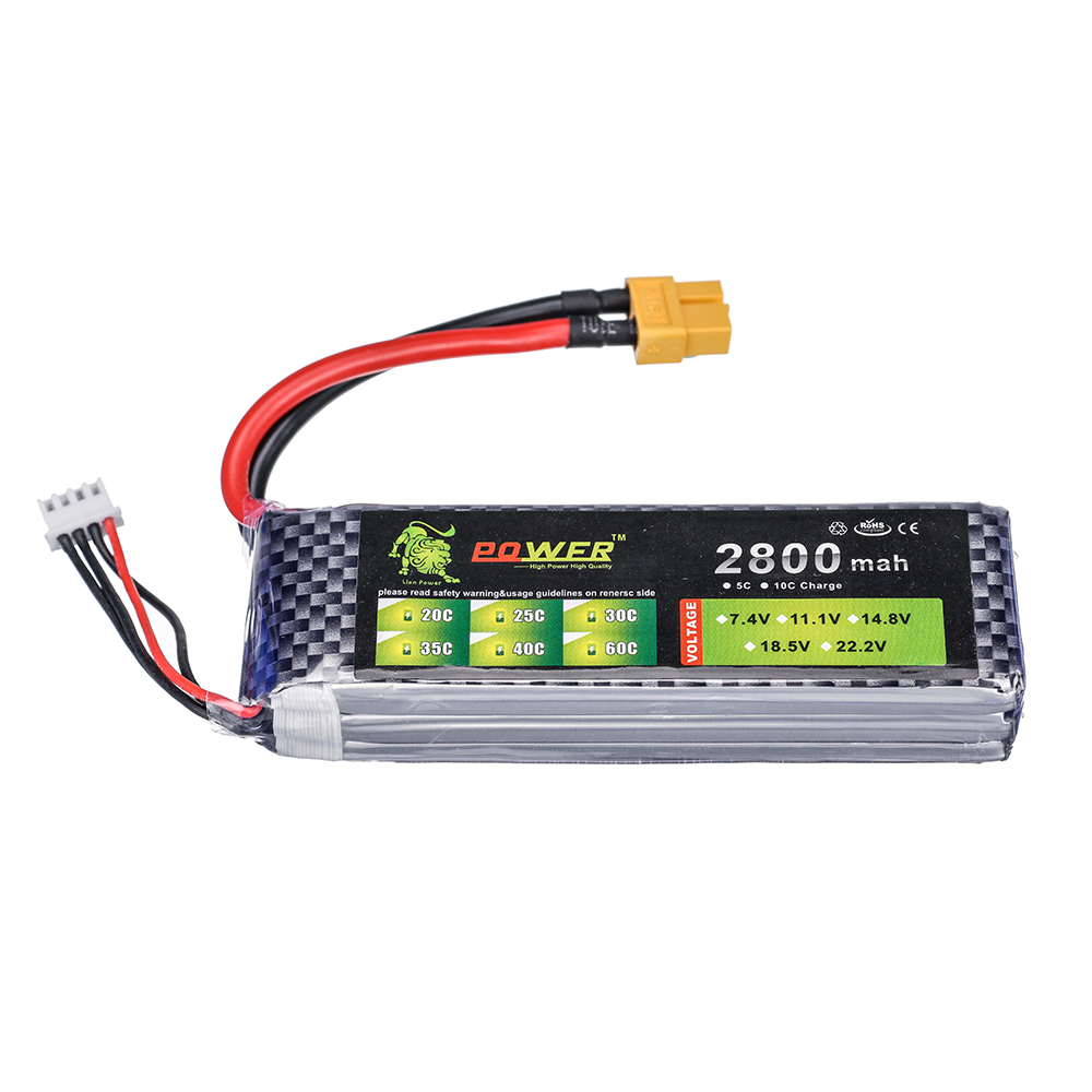 3S Lipo Battery 11.1V 2800mAh  - Drone Rc Truck recension och pris