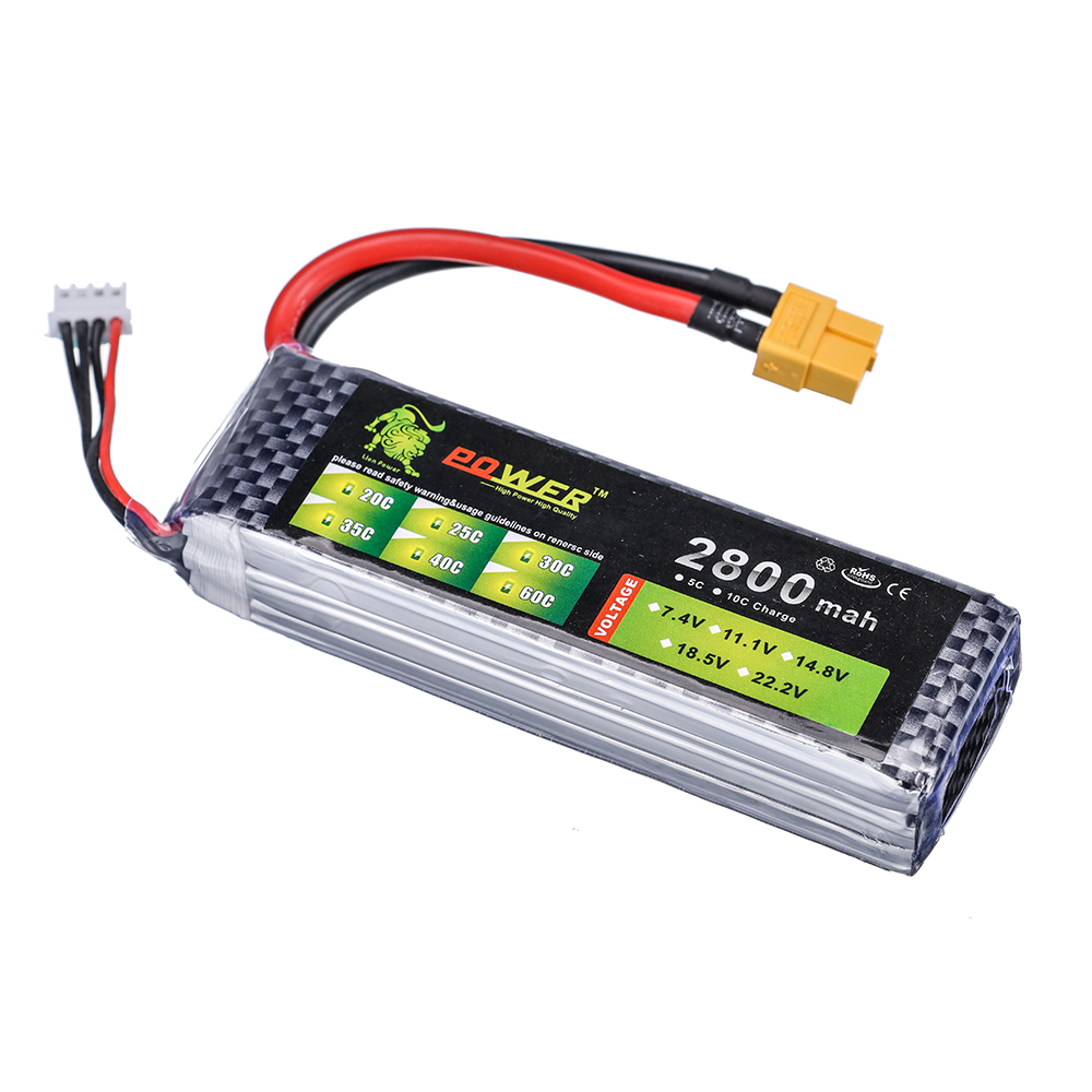 3S Lipo Battery 11.1V 2800mAh  - Drone Rc Truck recension och pris