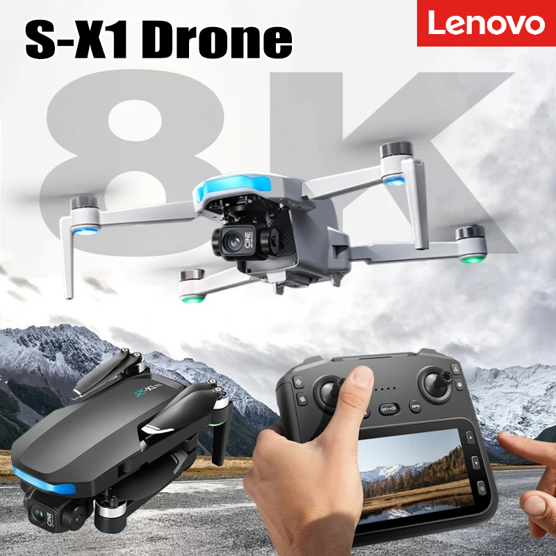 Lenovo S-X1 Drone 8K HD Profes - Drone Rc Land recension och pris