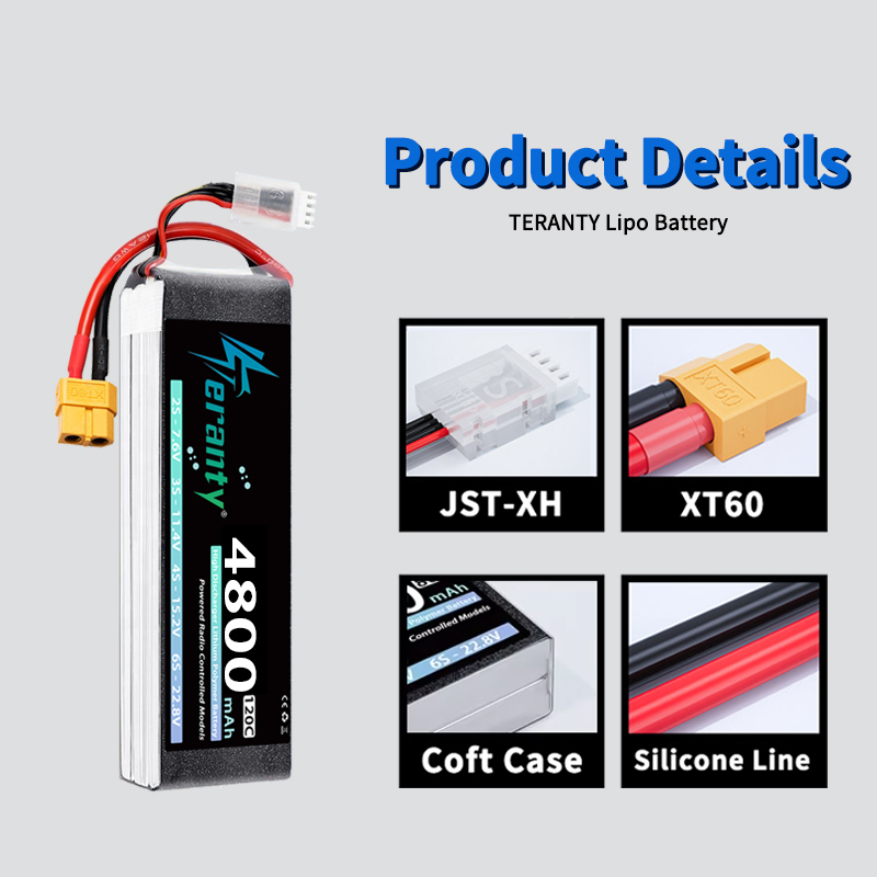 TERANTY 3S 4800mAh RC Lipo Bat - Drone Rc Truck recension och pris