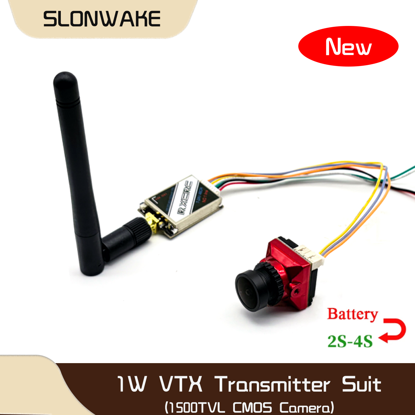 SLONWAKE  5.8G 48CH 1W VTX 100 - Drone Rc With Camera recension och pris