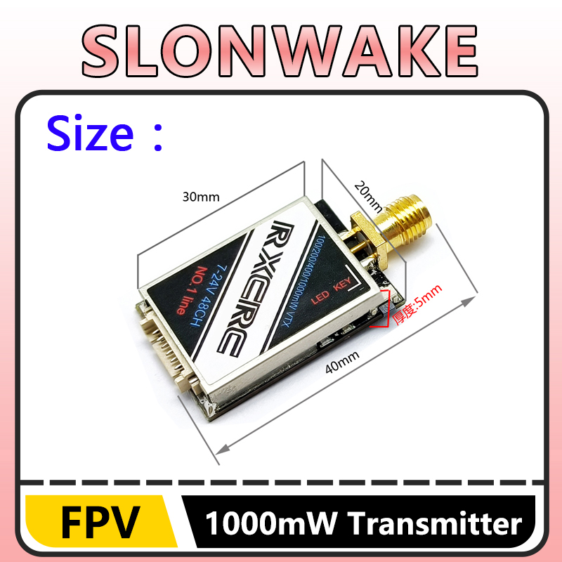 SLONWAKE  5.8G 48CH 1W VTX 100 - Drone Rc With Camera recension och pris