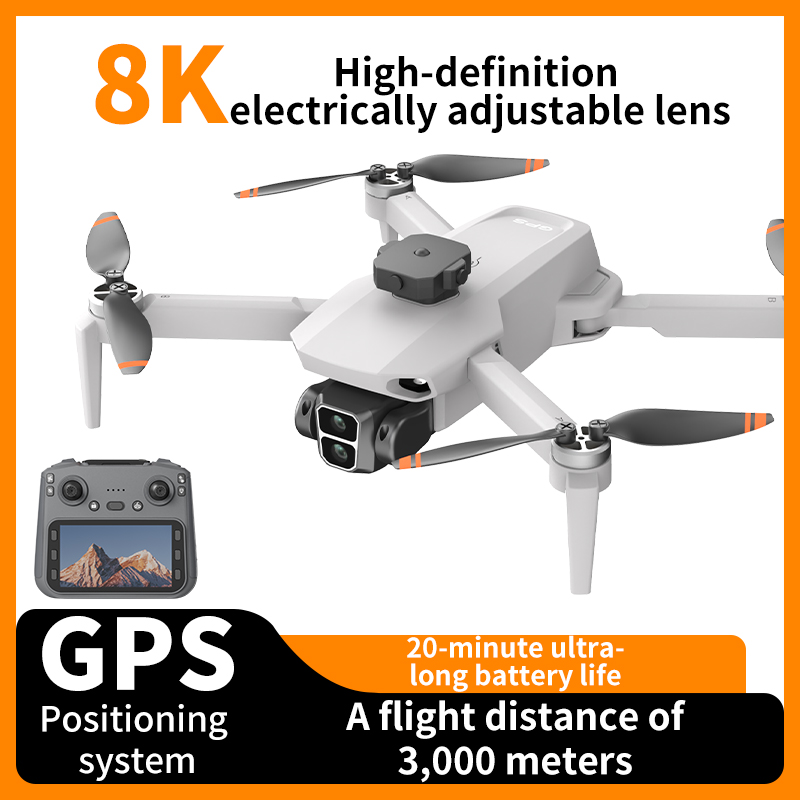 Nouveau L106-1 PRO RC Drone 8K - Drone Rc Land recension och pris