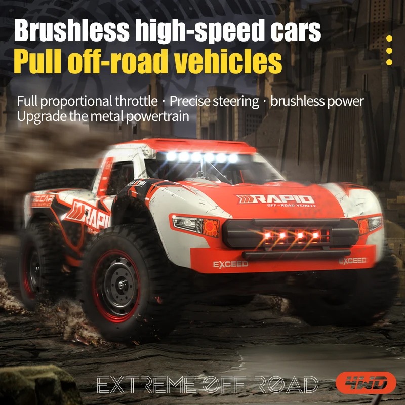 JJRC Q130 1:16 70KM/H 4WD RC C - Drone Bike Rc recension och pris