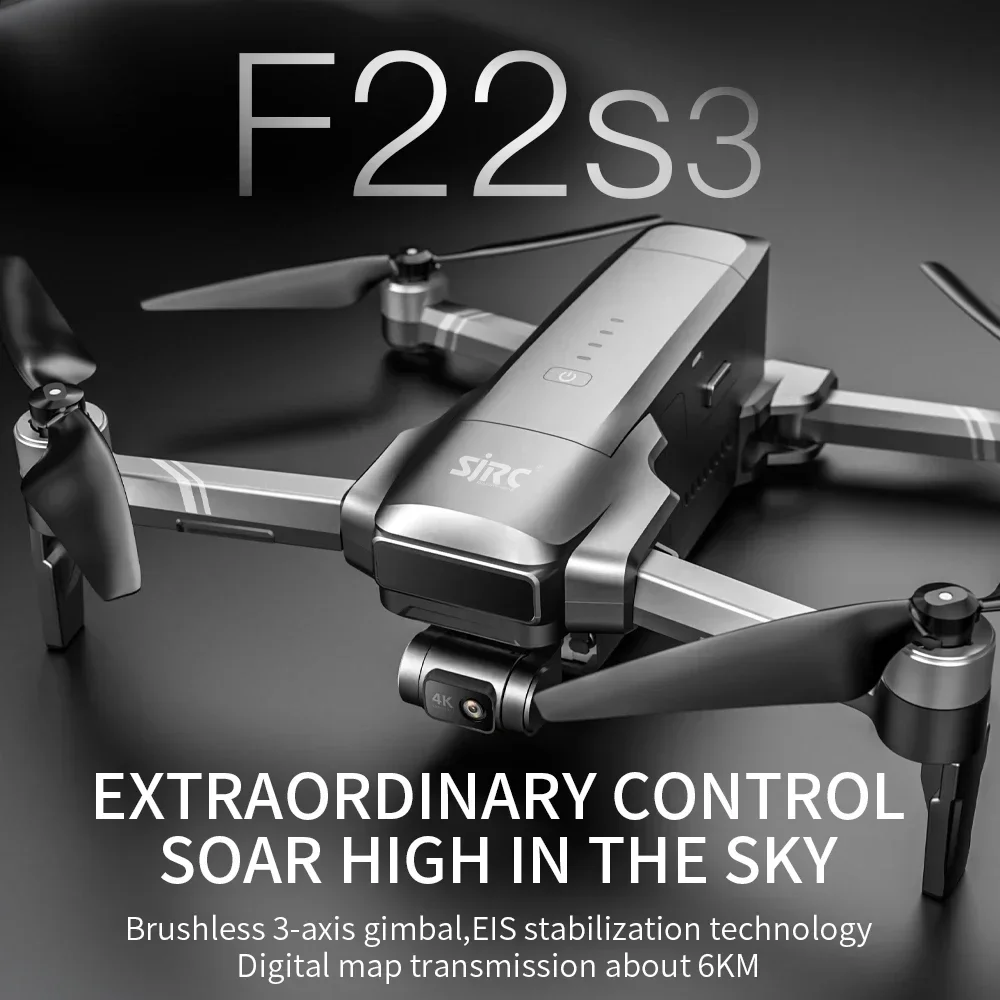 SJRC F22 S3 pro Foldable RC Qu - Drone Rc Land recension och pris