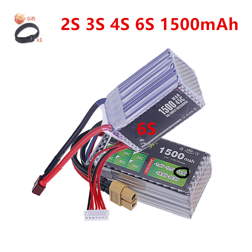 2S 3S 4S 6S Lipo Battery 1500M - Drone Rc Truck recension och pris