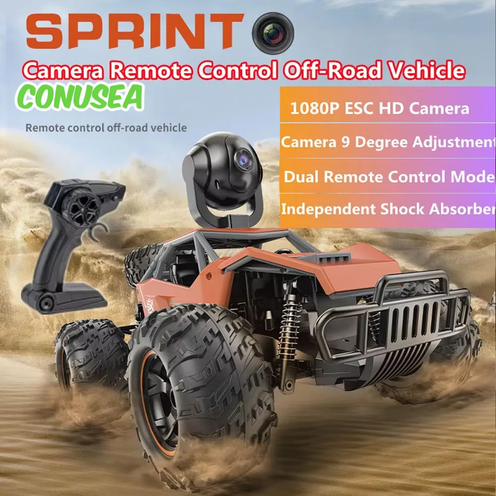 1/14 Rc Car with Camera 1080P  - Drone Bike Rc recension och pris