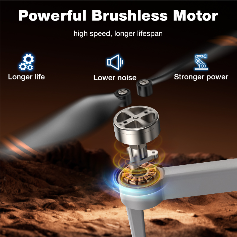 NEW Hot L017 Pro Drone Brushle - Drone Rc Land recension och pris