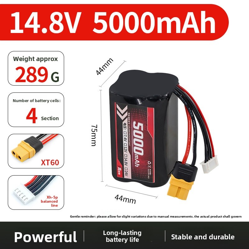 Upgrade 2S 4S 6S 5000MAH 21700 - Drone Rc Truck recension och pris
