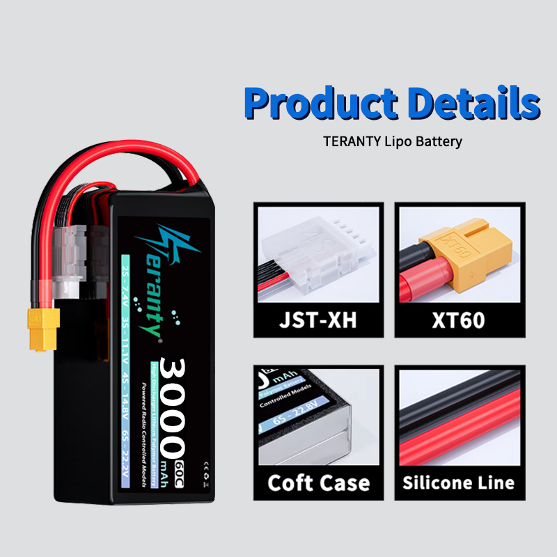 2Pcs TERANTY 14.8V 15.2V Lipo  - Drone Rc Truck recension och pris