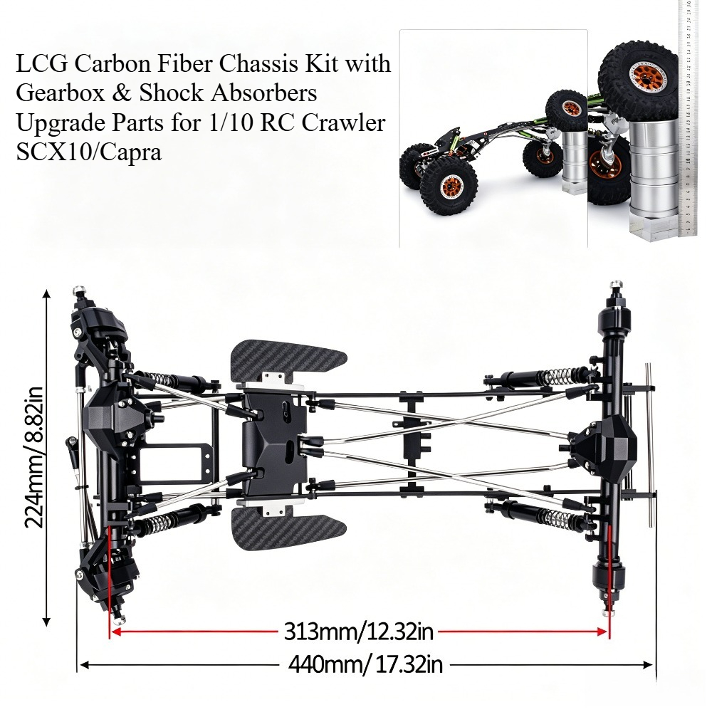 1/10 RC Rock Crawler LCG Carbo - Rc Rock Crawler recension och pris