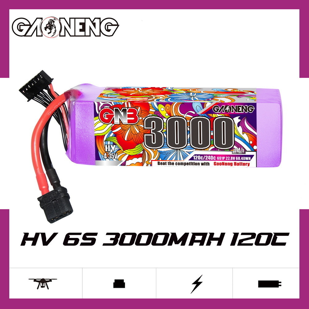 GNB Lipo Battery 6S 22.8V 3000 - Drone Rc Boat recension och pris
