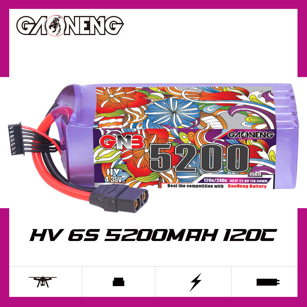 GNB Lipo Battery 6S 22.8V 3000 - Drone Rc Boat recension och pris