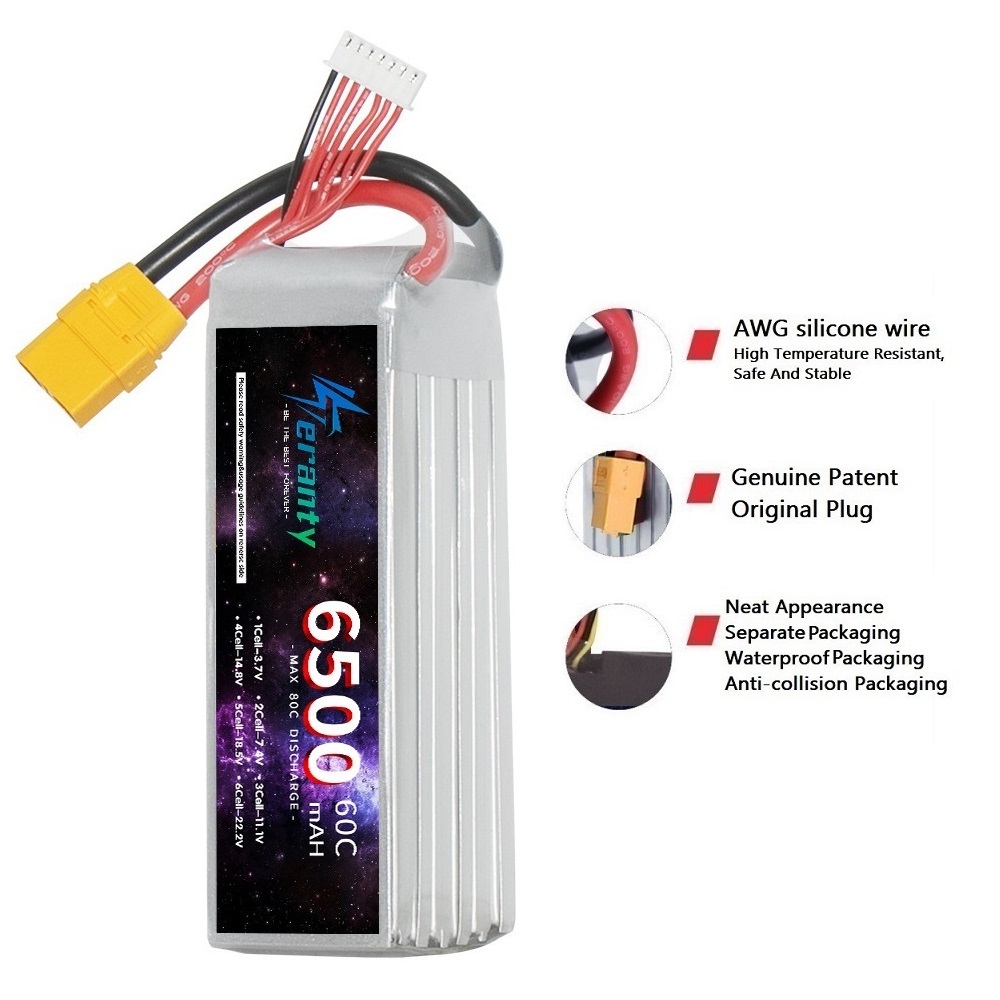 TERANTY 6S 22.2V Lipo Battery  - Drone Rc Truck recension och pris